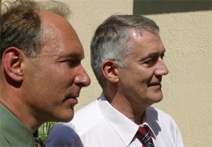 Tim Berners-Lee and Robert Cailliau